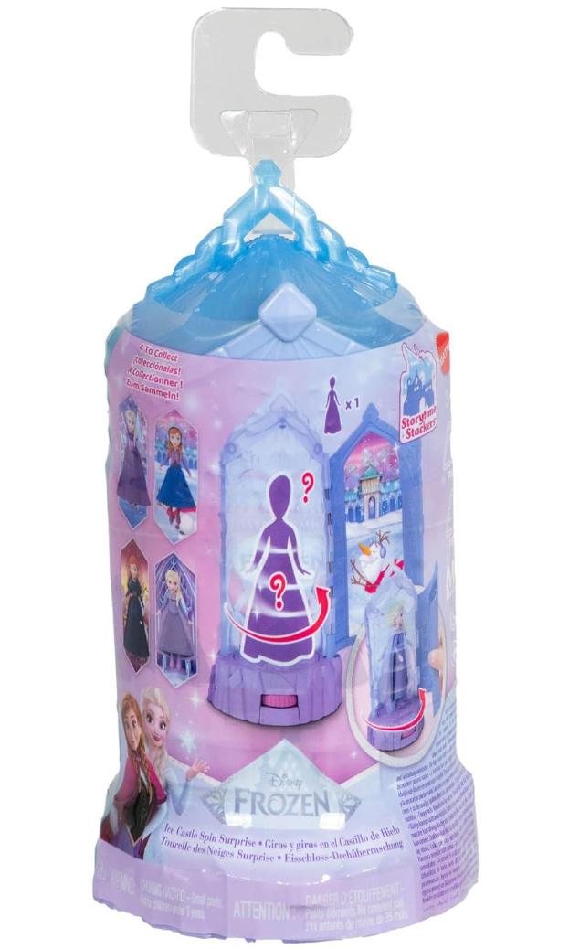 Disney Die Eiskönigin Eisschloss-Drehüberraschung Spielsets mit kleiner Puppe, sortiert, 1 Stück