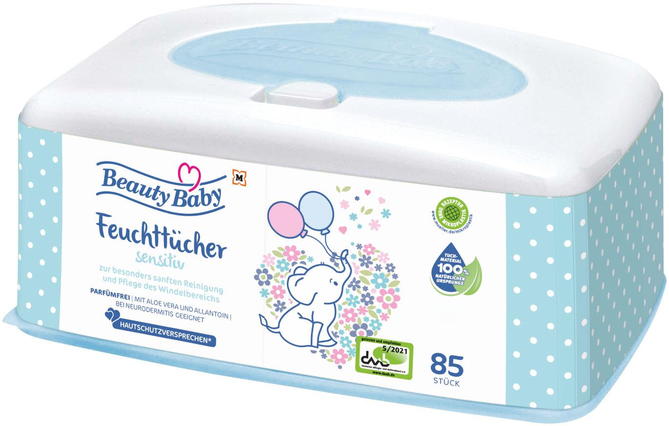 Beauty Baby Feuchttücher Sensitiv Pop Up Box