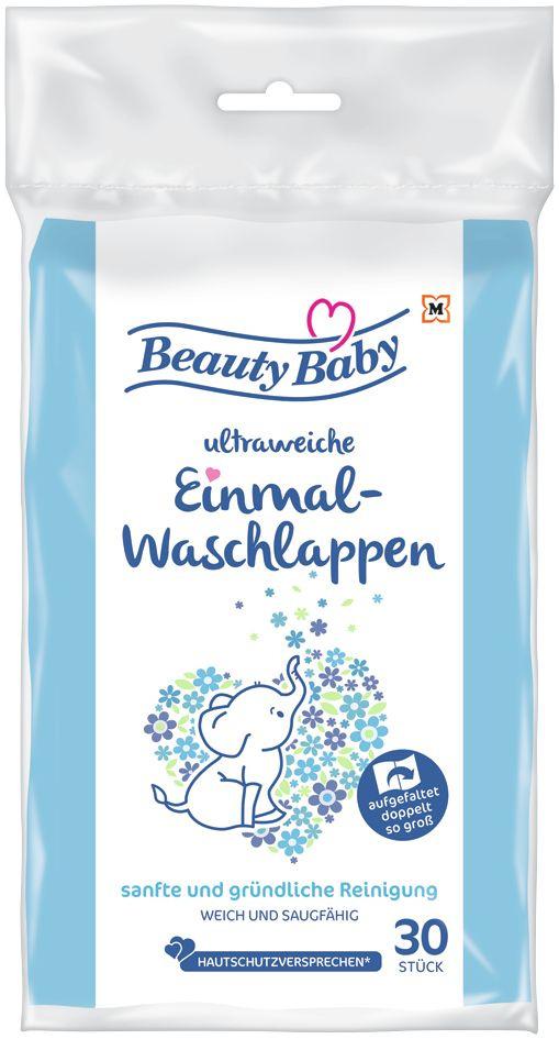 Beauty Baby ultraweiche Einmal-Waschlappen