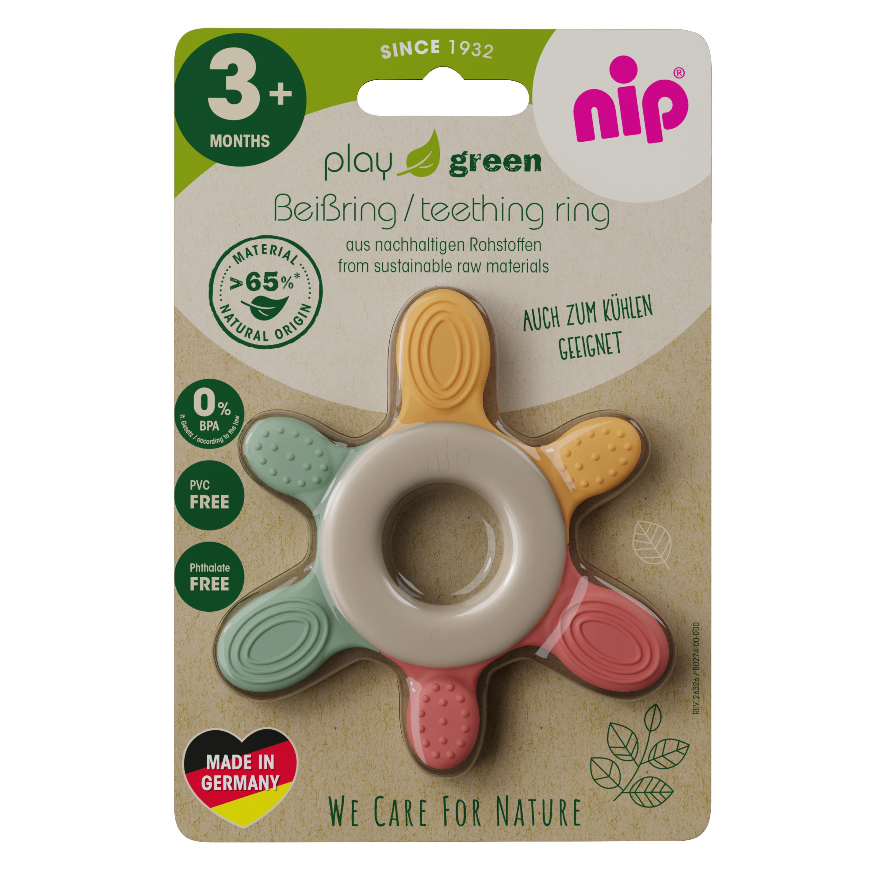 nip® Beißring Play Green Unisex