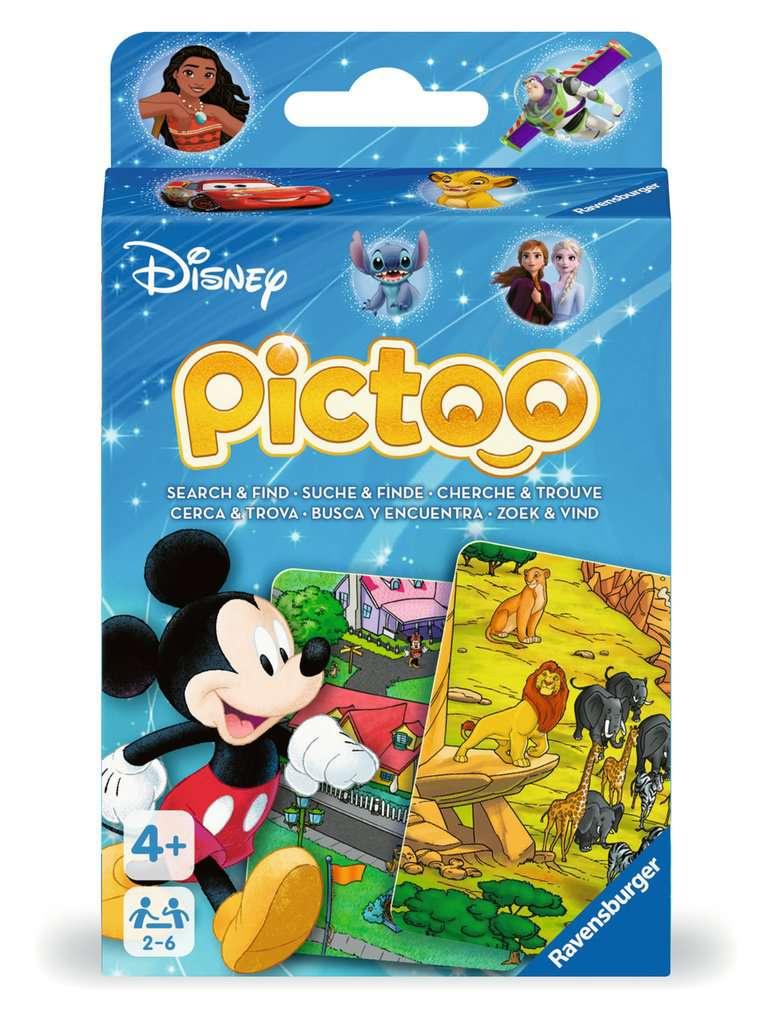 Ravensburger Spiel - Pictoo Disney Kartenspiel -  Schnelles Karten-Suchspiel für Kinder ab 4 Jahren