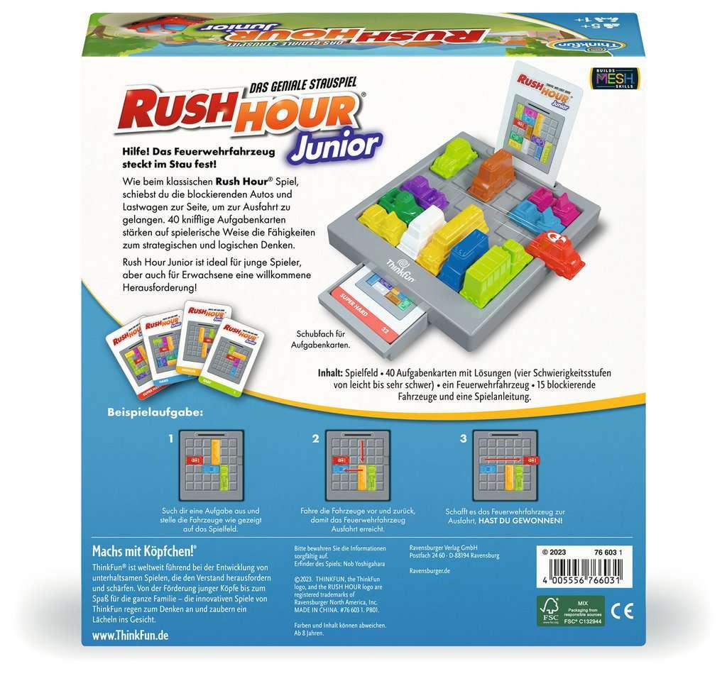 Produktbild ThinkFun 76603 - Rush Hour® Junior - Das bekannte Logikspiel für Kinder ab 5 Jahren. Das Stauspiel für Jungen und Mädchen. 2 von 2