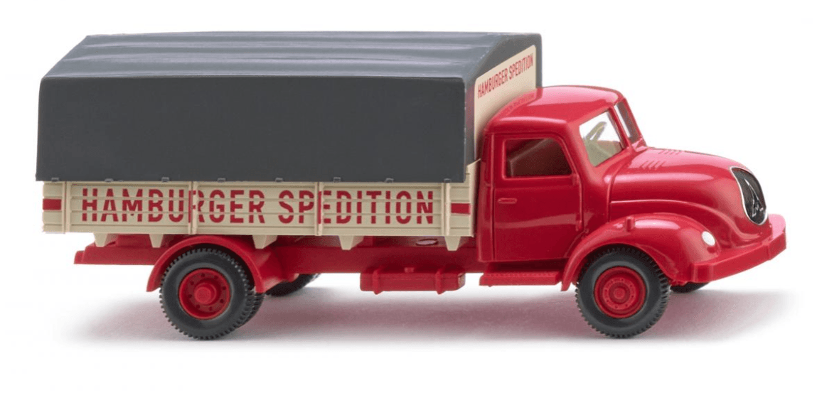 WIKING 042004 1:87 Pritschen-Lkw (Magirus) "Hamburger Spedition"