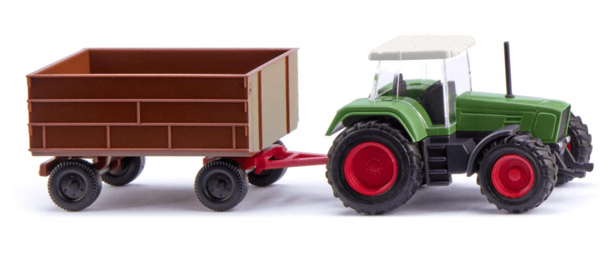 WIKING 096004 1:160 Fendt Favorit mit Anhänger