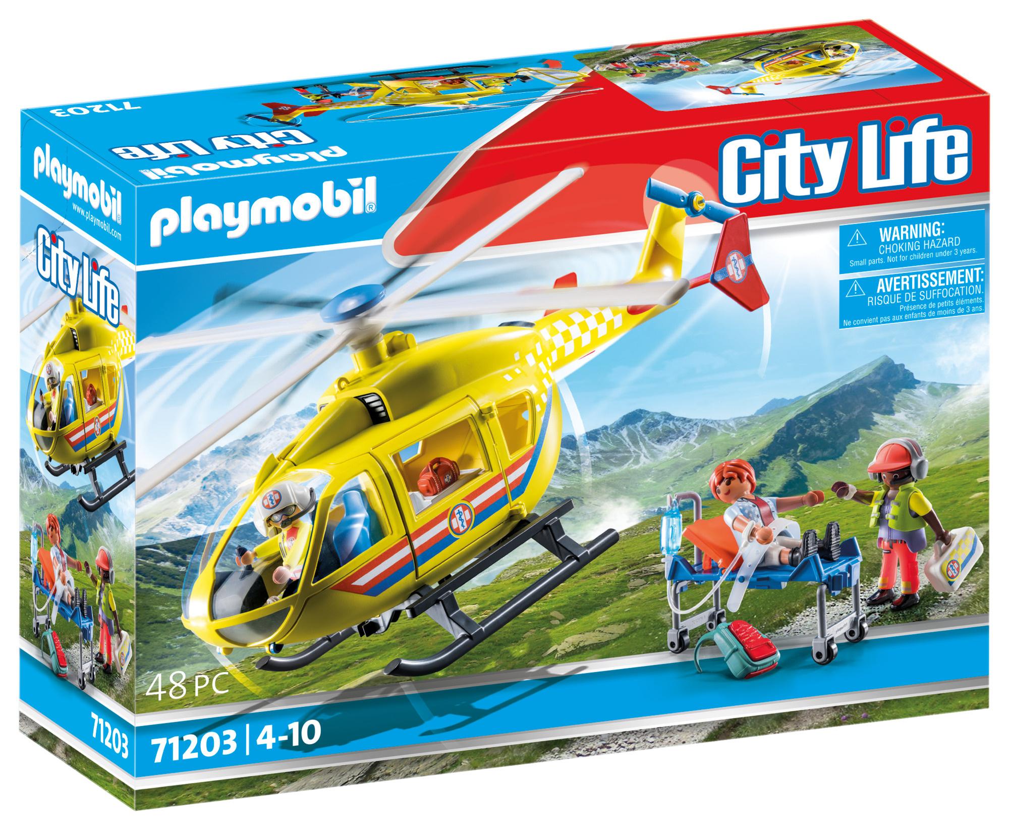 PLAYMOBIL 71203 - City Life - Rettungshelikopter