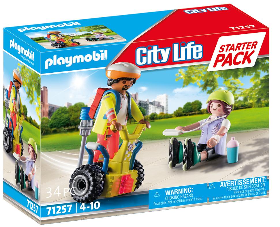 PLAYMOBIL 71257 - City Life - Starter Pack Rettung mit Balance-Racer