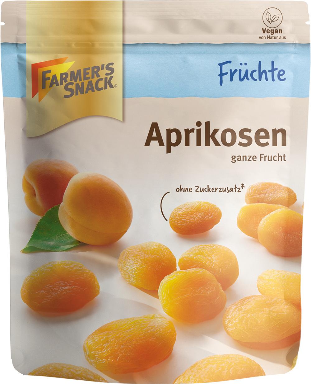 FARMER'S SNACK Aprikosen ganze Frucht