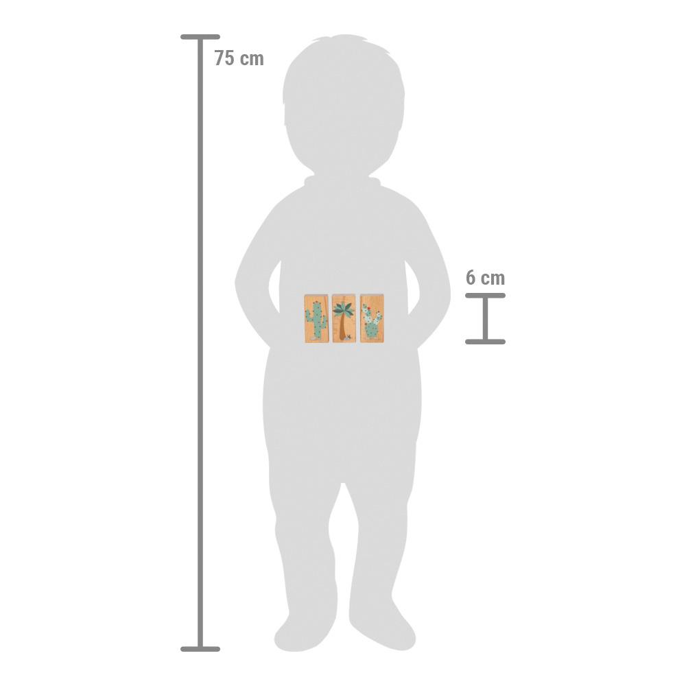 Produktbild small foot Holzbausteine „Dino“ 3 von 8