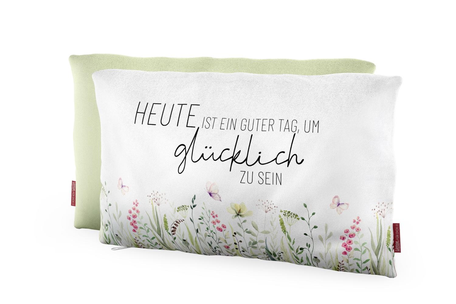 Geschenk für Dich Kissen Wiese