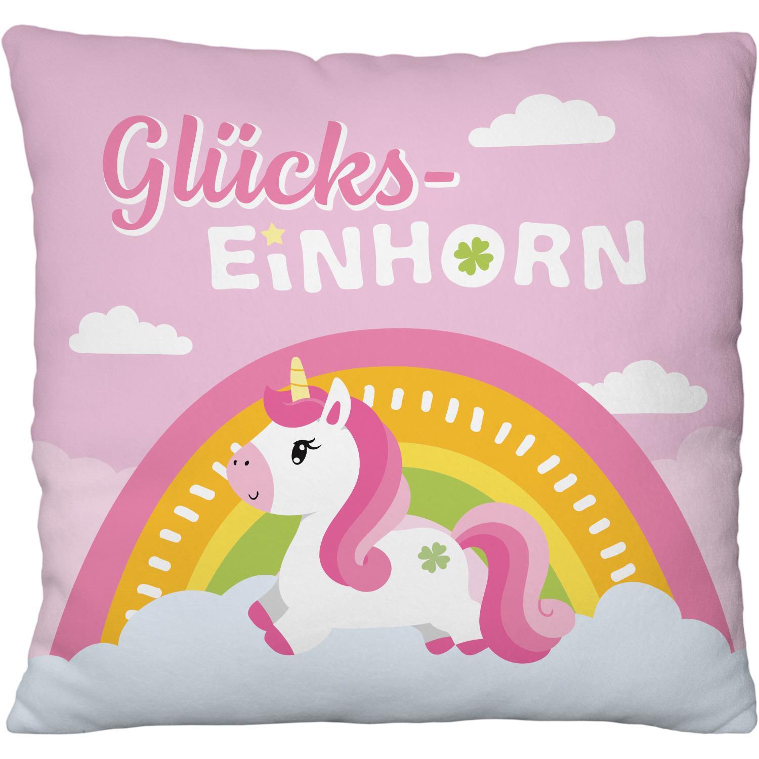 GRUSS&CO Plüschkissen »Einhorn«