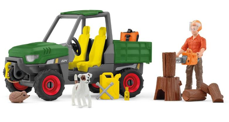 Schleich 42659 - Farm World - Waldbauer mit Fahrzeug