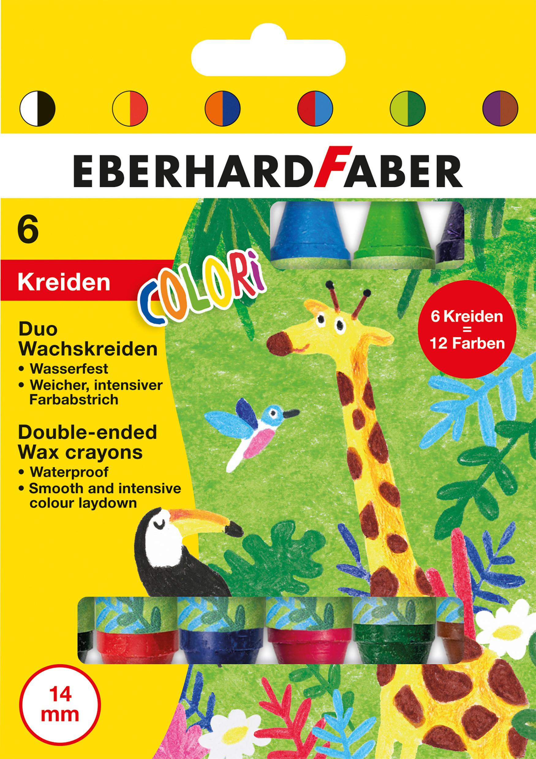 EBERHARD FABER Colori Wachsmalkreiden Duo