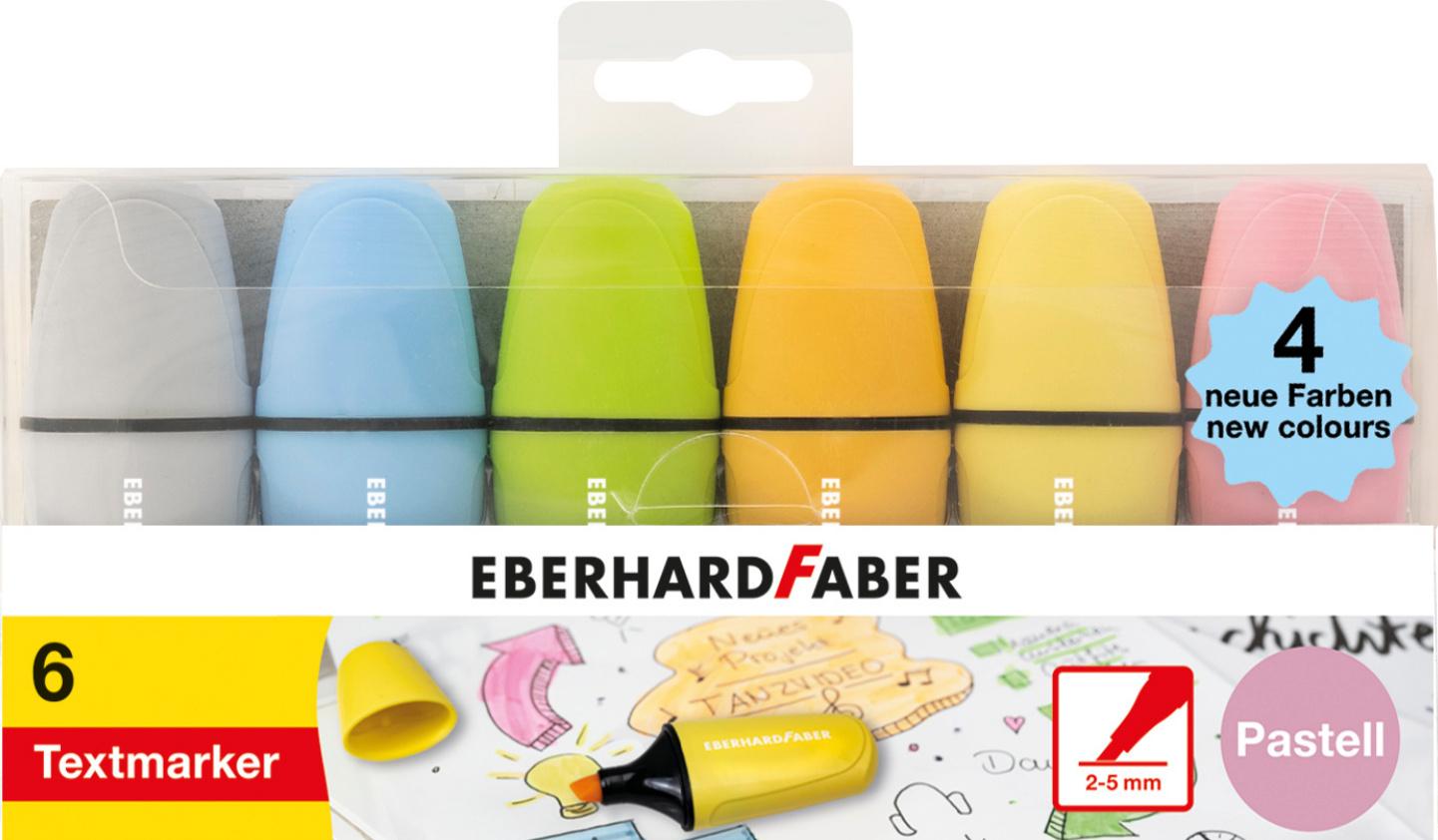 EBERHARD FABER Textmarker Mini Highlighter pastell Nr.II 6er Etui