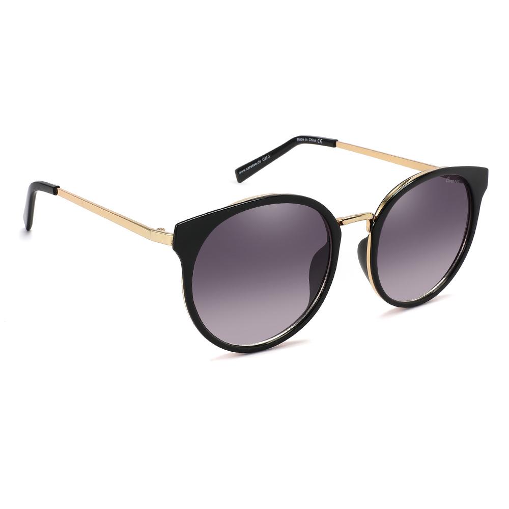 Caresse Brillenmode Sonnenbrille Metall schwarz