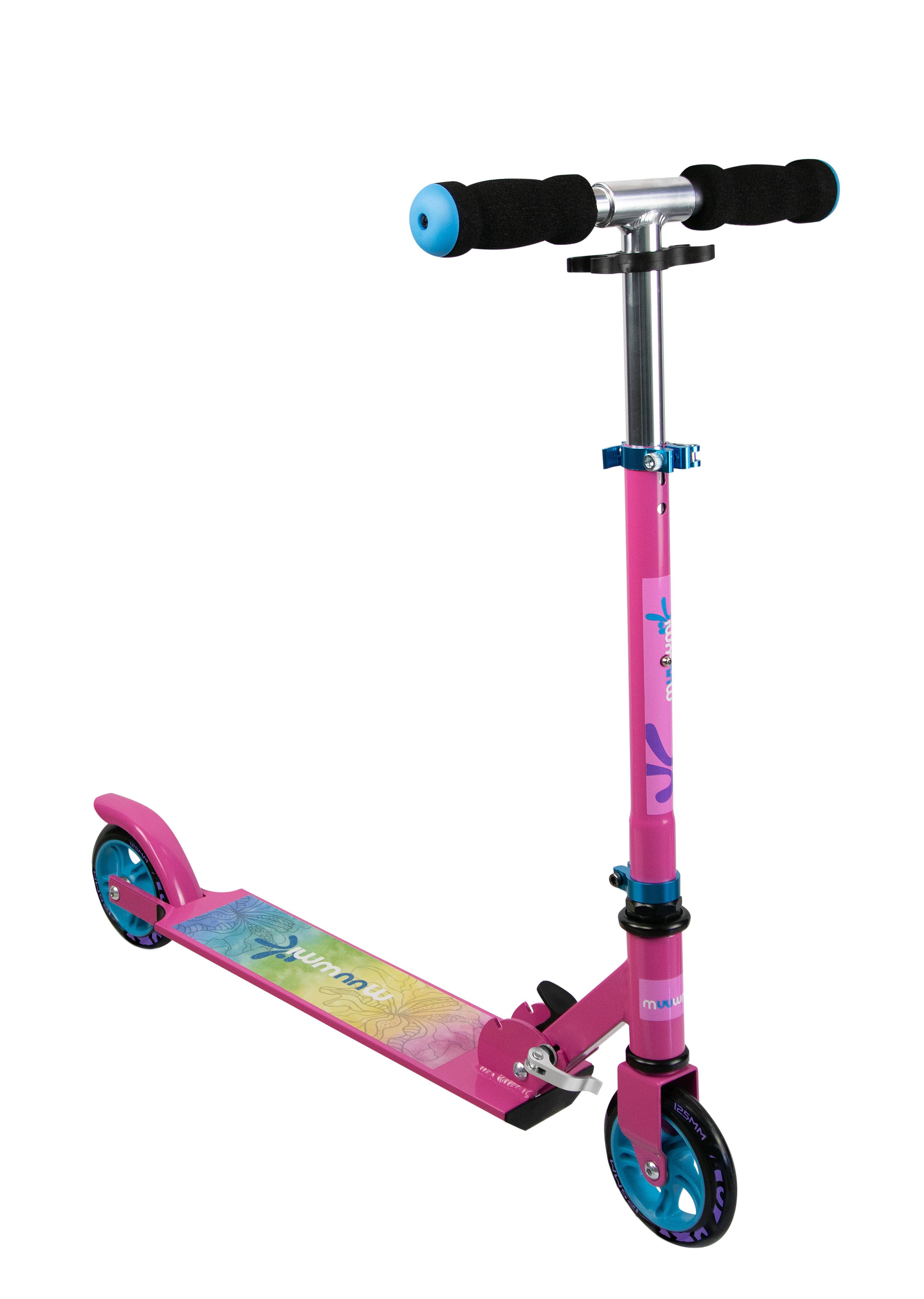 Authentic - Muuwmi Scooter pink/blau/grün 125mm