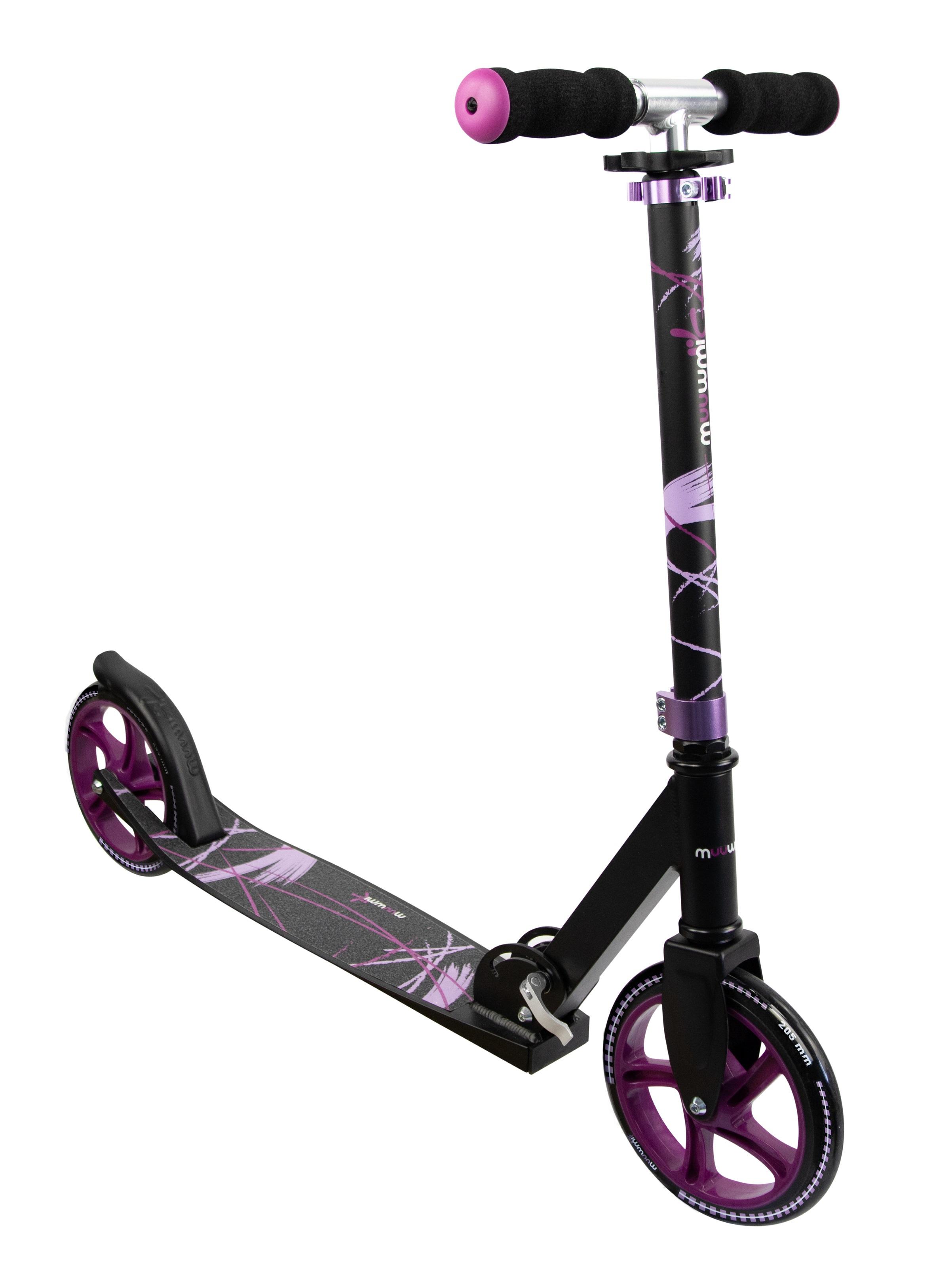 Authentic - Muuwmi Scooter schwarz/pink 205mm