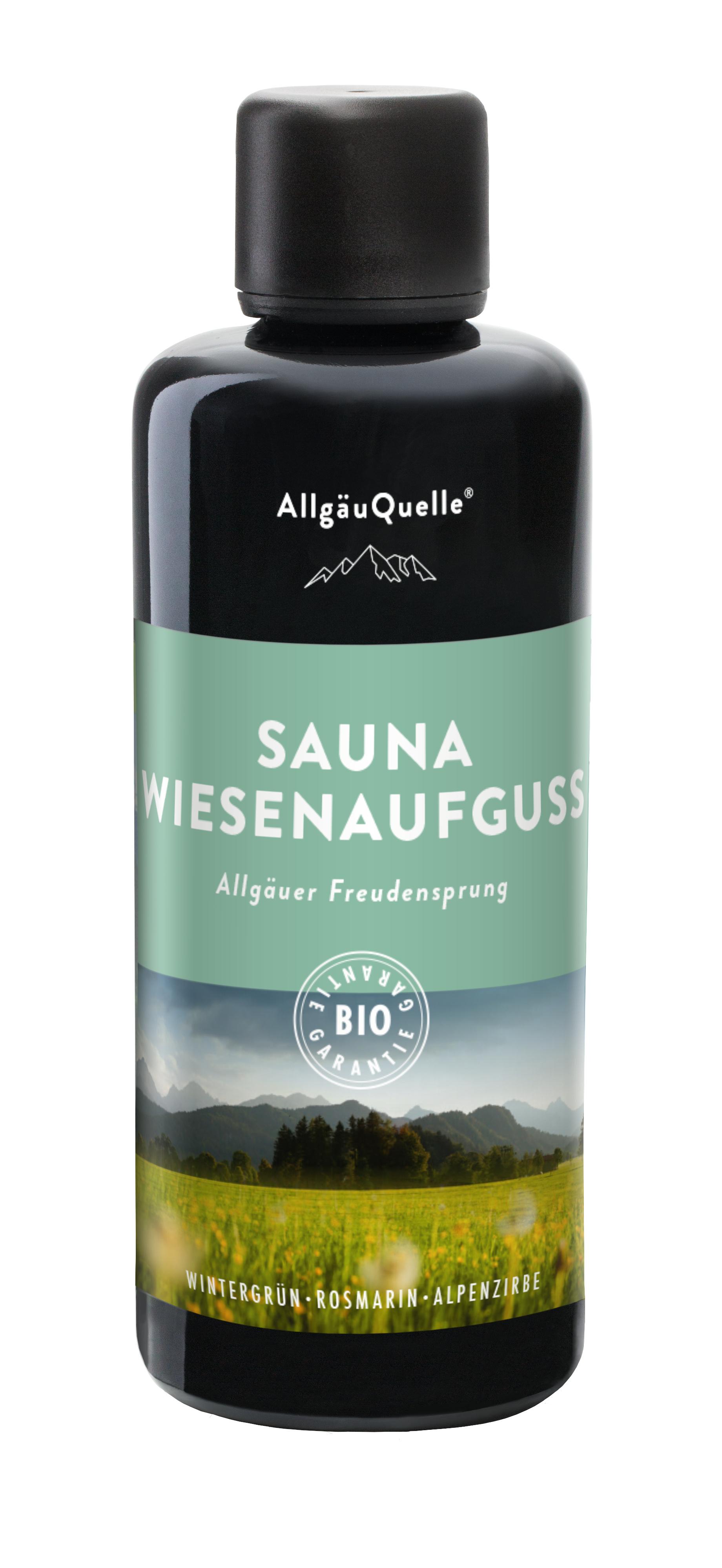 AllgäuQuelle Sauna Wiesenaufguss Allgäuer Freudensprung