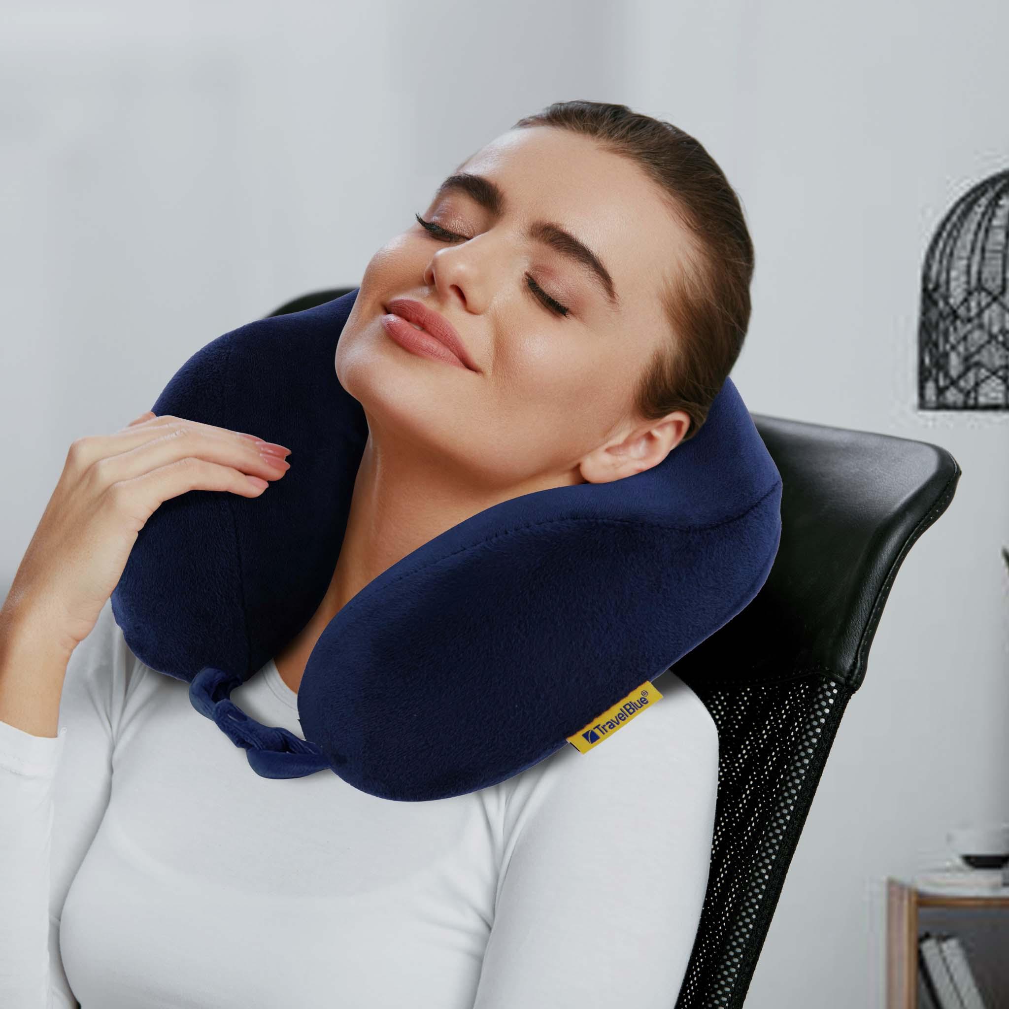 TravelBlue Ergonomisches Nackenkissen mit Memory Schaum