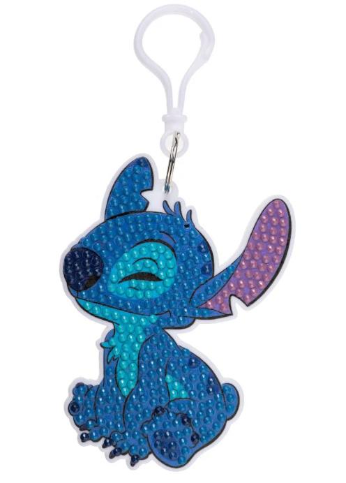 Craft Buddy - Crystal Art Diamond Painting"Stitch"Crystal Art Bag Charm Kit Disney