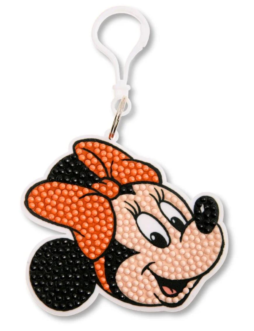 Craft Buddy - Crystal Art Diamond Painting"Minnie Mouse"Bag Charm Kit Disney