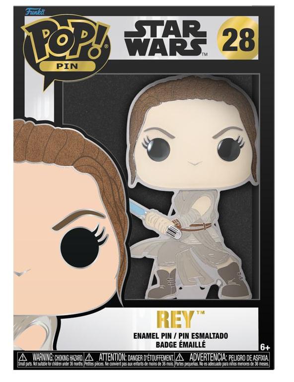 Funko - POP! - Star Wars - Rey 4"Pop! Enamel Pin