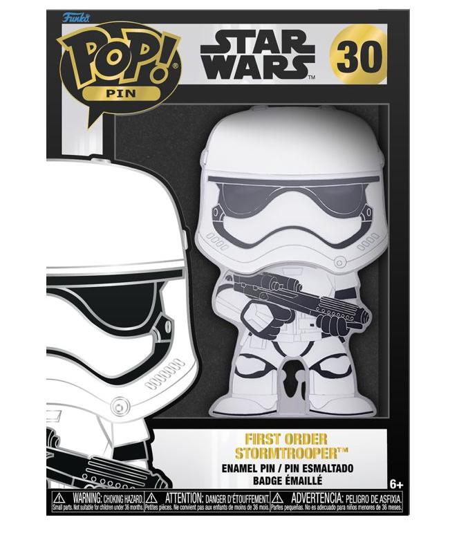 Funko - POP! - Star Wars - First Order Stormtrooper 4"Pop! Enamel Pin