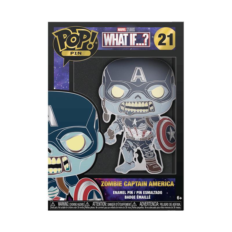 Funko - POP! - MARVEL - POP! PIN ZOMBIE CAPTAIN AMERICA