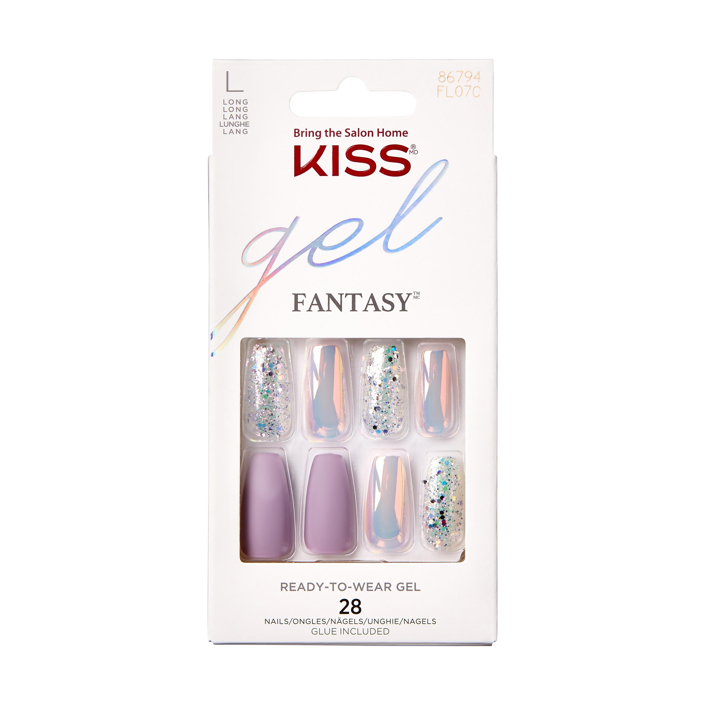 KISS Gel Fantasy Nails - Rainbow Rings