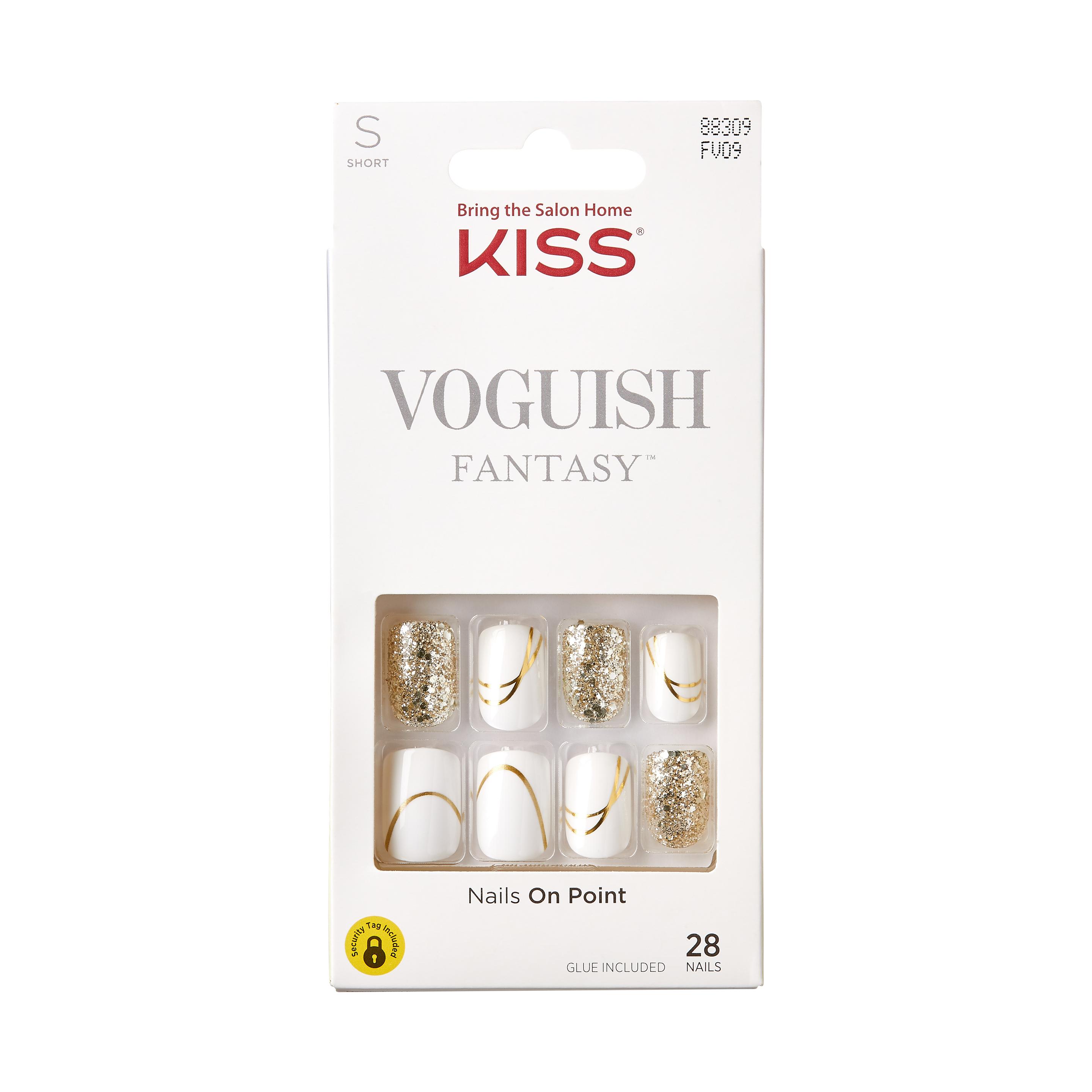 KISS Voguish Fantasy Nails - Glam and Glow