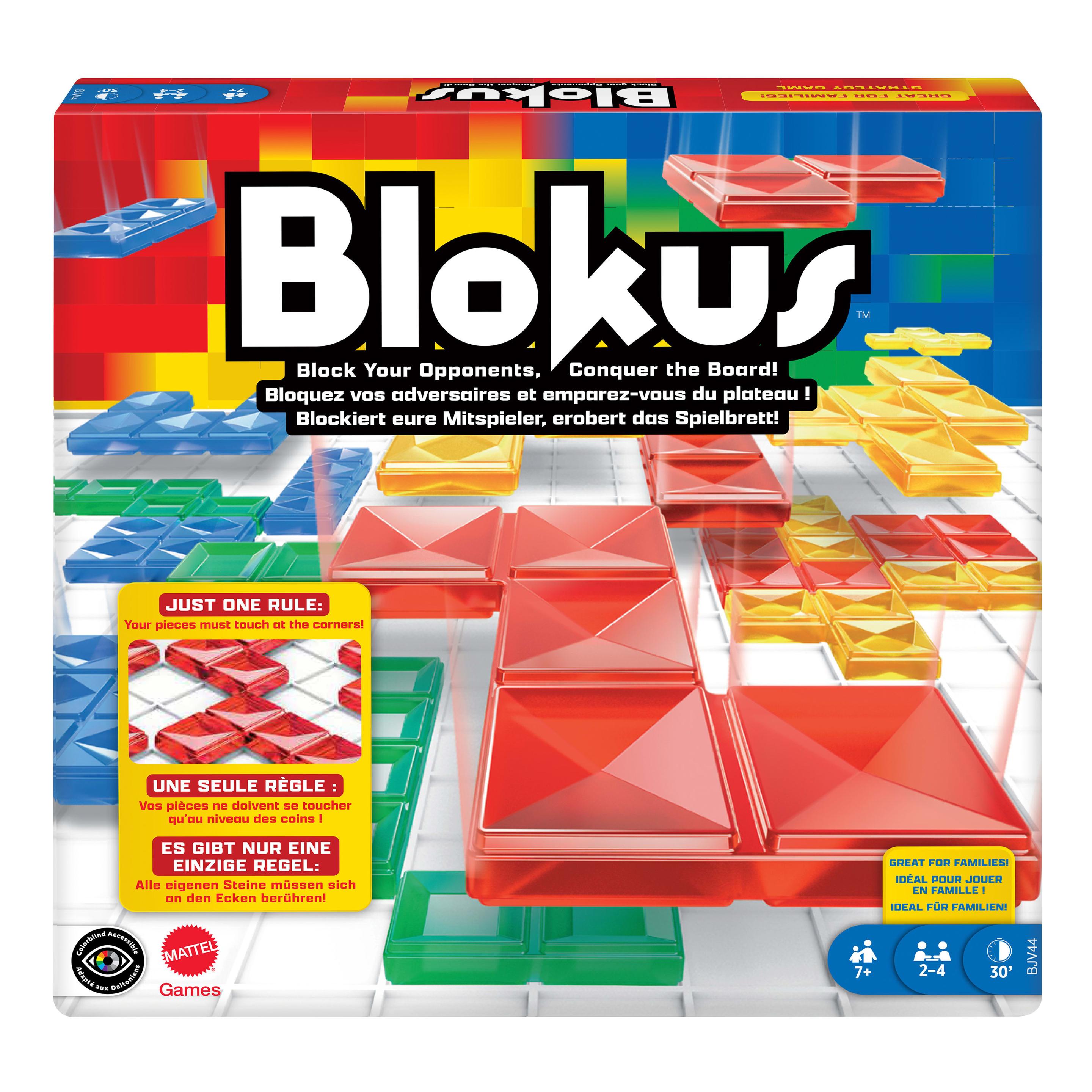 Mattel Games Blokus, Gesellschaftsspiel, Strategiespiel, Kinderspiel