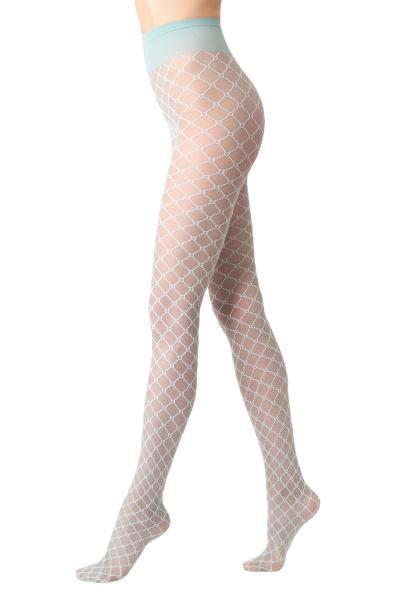 OROBLU Damen Feinstrumpfhose Geometry Tights 20 DEN