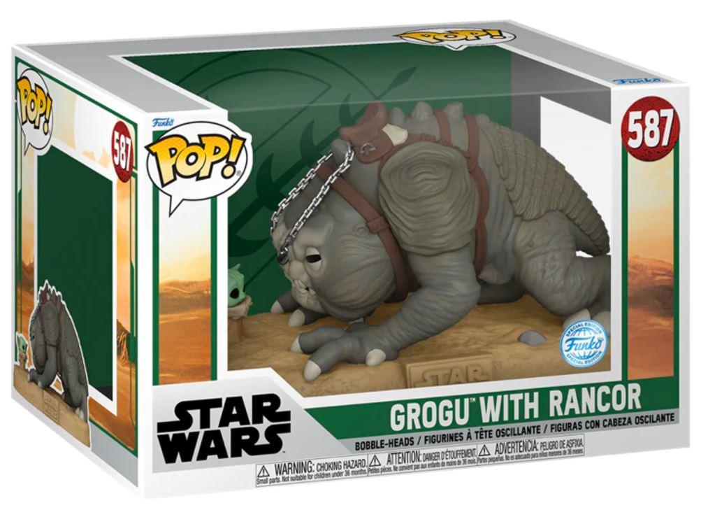 Funko - POP! - Star Wars: Book of Boba Fett - Rancor with Grogu 10"Vinyl