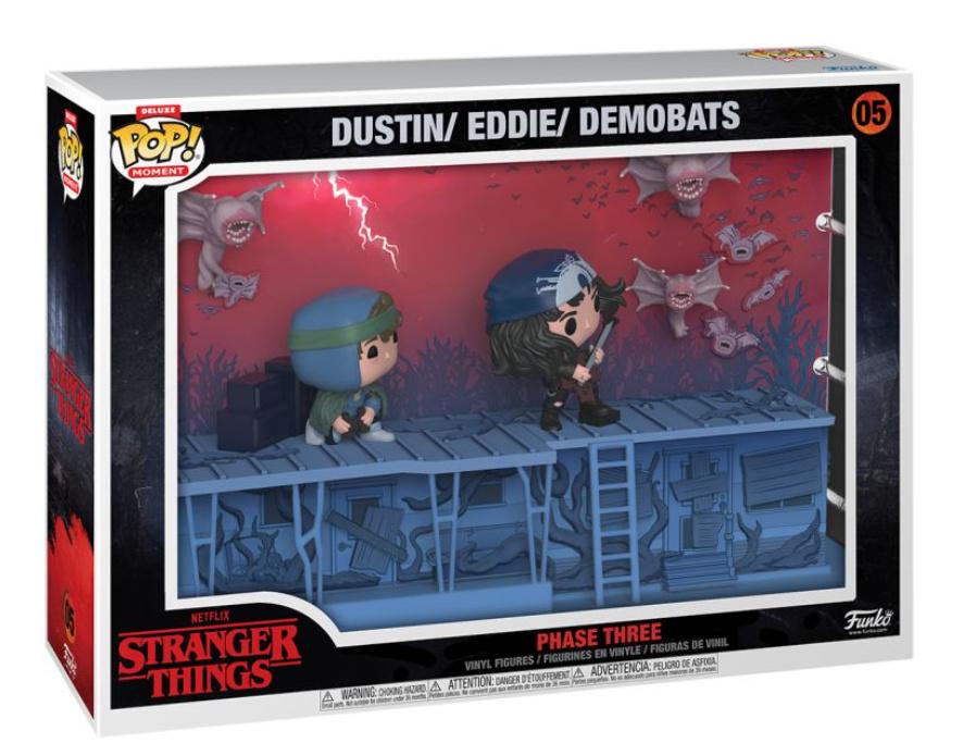 Funko - POP! - Stranger Things - Dustin&Eddie Vinyl Moment Deluxe