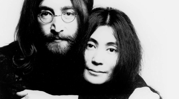 John Lennon und Yoko Ono